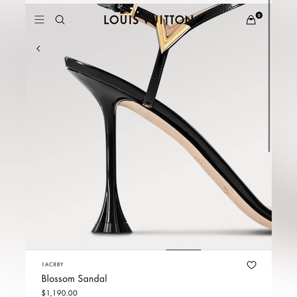 Louis Vuitton Blossom Sandal Heels - Picture 3 of 4